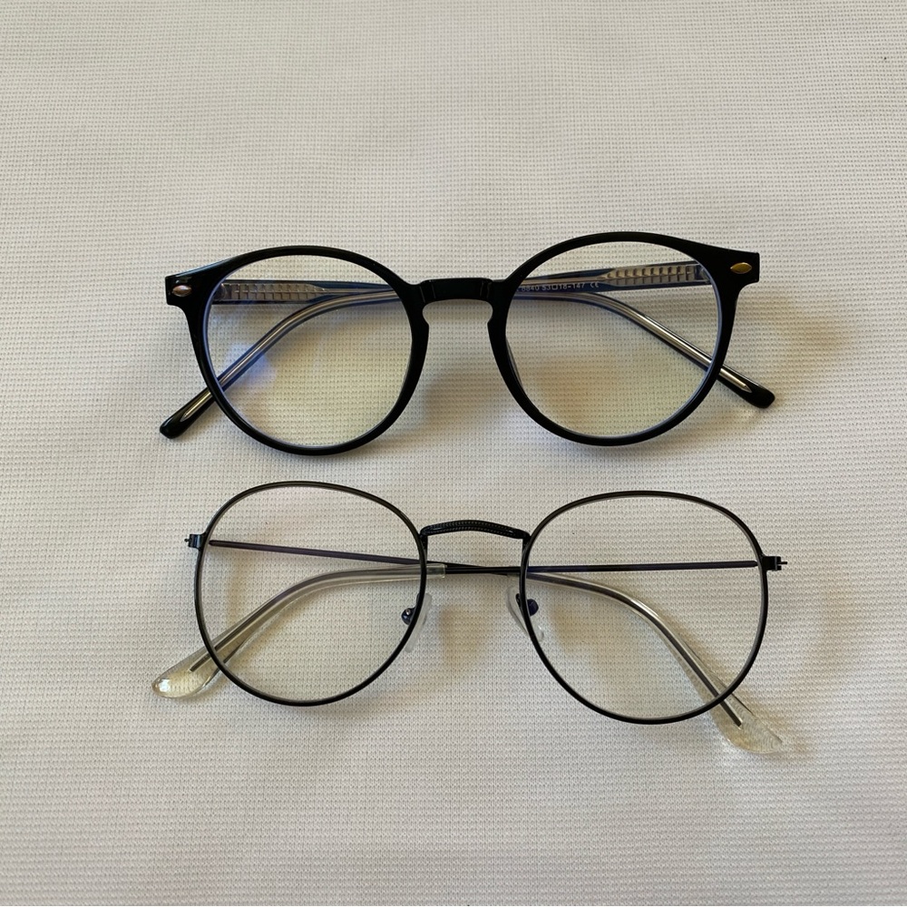 Two Black Glasses